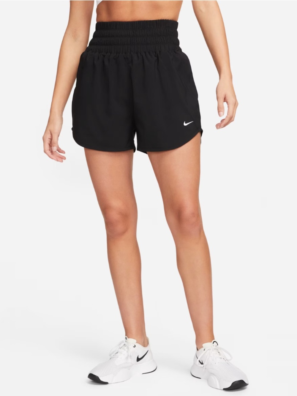 Nike One  Dri-FIT Ultra High-Waisted 3" Brief-Lined Shorts